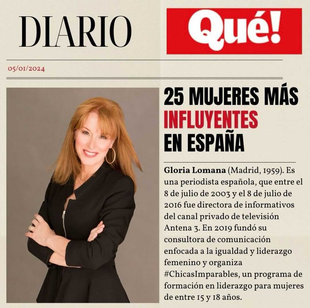 gloria-lomana-diario-que-mujeres-influyentes gloria-lomana-diario-que-mujeres-influyentes