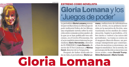 Presentación del libro Los juegos de poder Gloria Lomana Presentación del libro Los juegos de poder Gloria Lomana