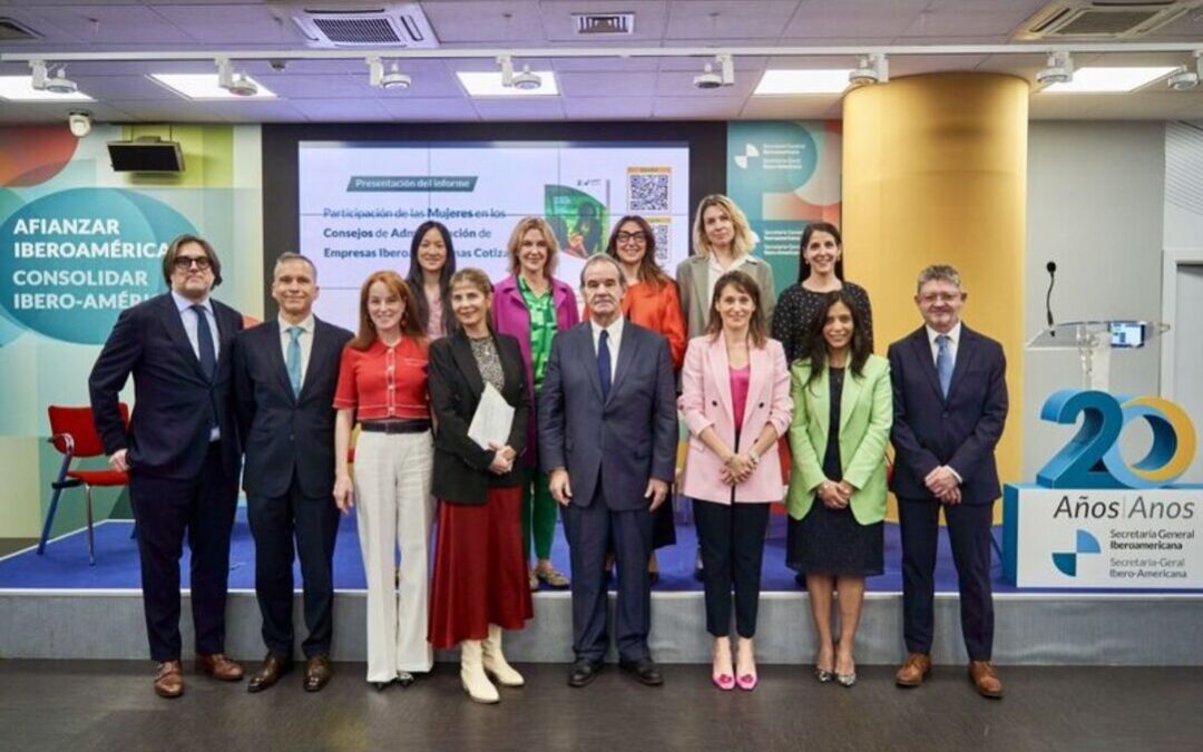Presentación del informe «Mujeres en la dirección empresarial, análisis de empresas cotizadas iberoamericanas», promovido por (SEGIB)